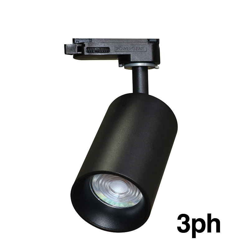 e3light Piccola 2.0  3F skinnespot, Sort