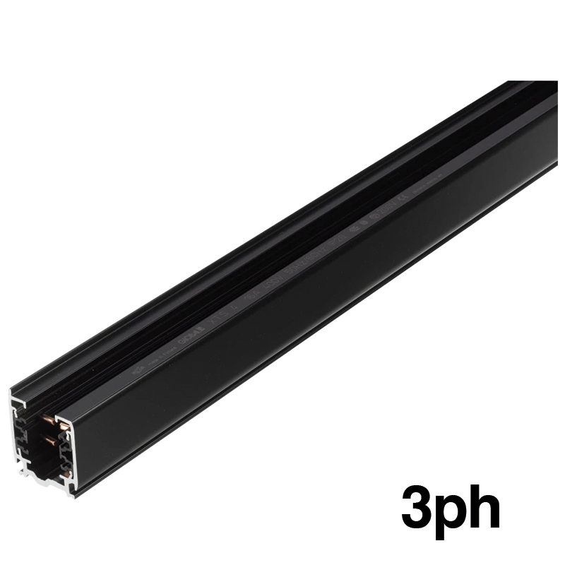 Global Trac Pro 1mtr skinne Sort (XTS 4100-2)