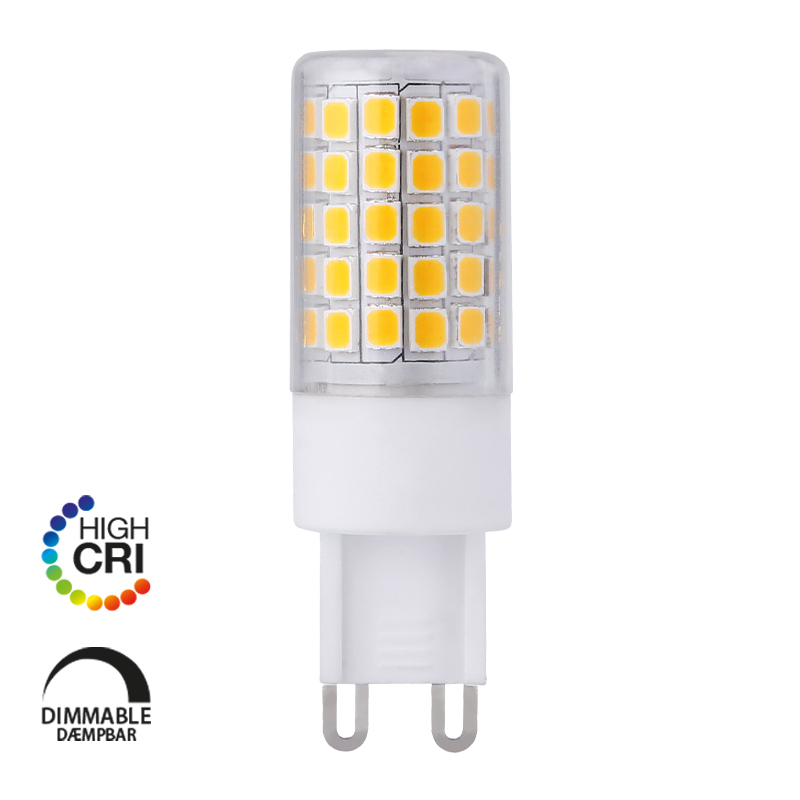 e3light LED G9, C927, CRI90, 550lm, 360dg, Dimmable