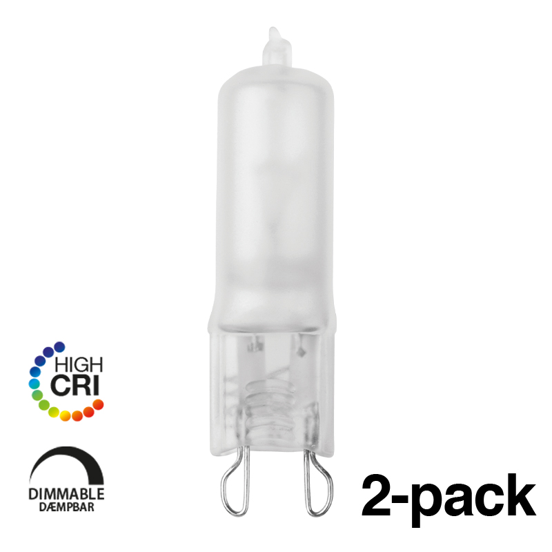 e3light halogen stift G9 75W 929, frosted