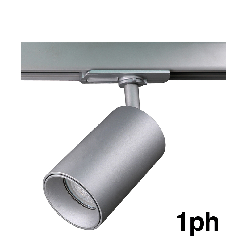 e3light Piccola Ritratta 1F skinnespot, Grå