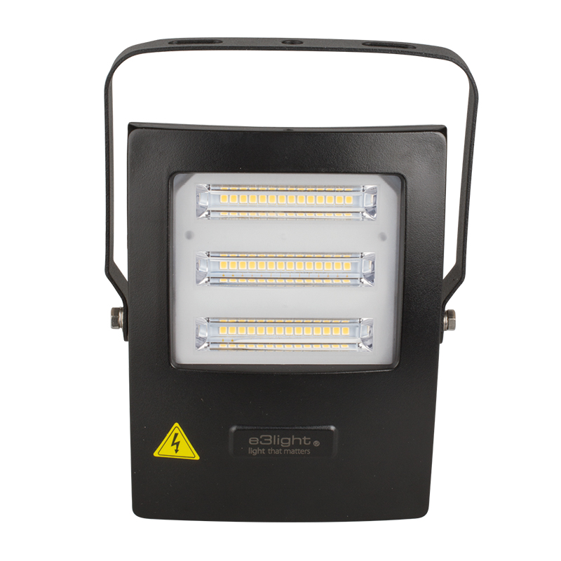 e3light LED Floodlight Penguin 20W 840, Sort