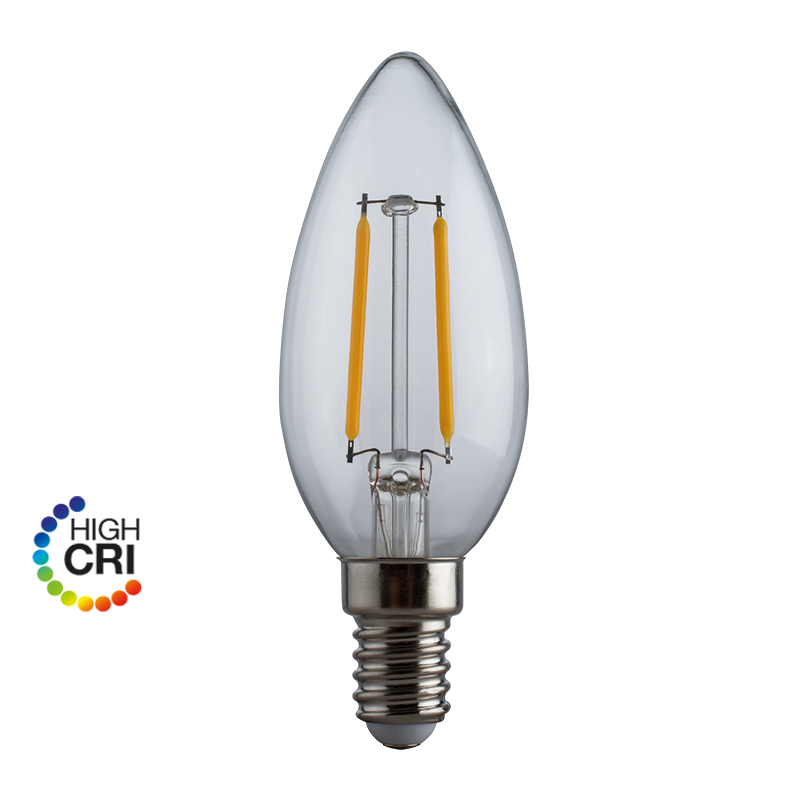 e3light LED Proxima B35 E14 250lm 927, Klar, CRI90