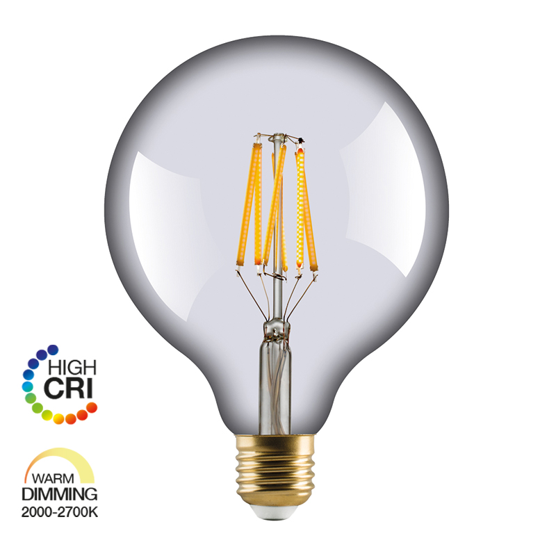 e3light LED Proxima G125 E27 1200lm 920-927 Dimmable, Klar, CRI95