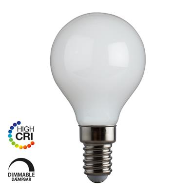 e3light LED Proxima P45 E14 470lm 930 Dimmable, Opal, CRI95