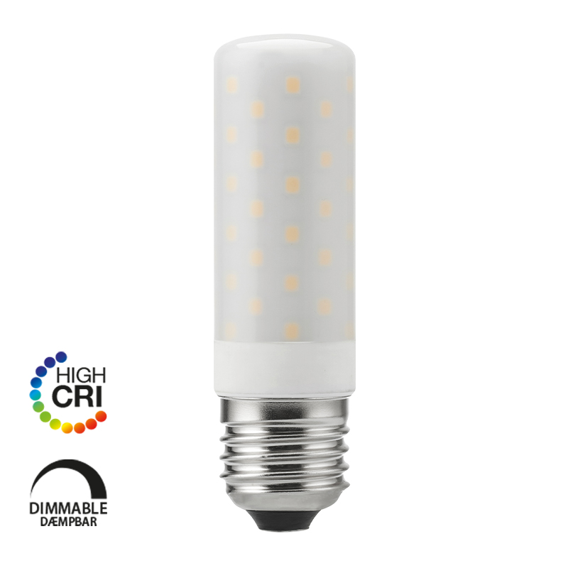 e3light LED T28 E27 900lm, 927, Dimmable, Opal, CRI90