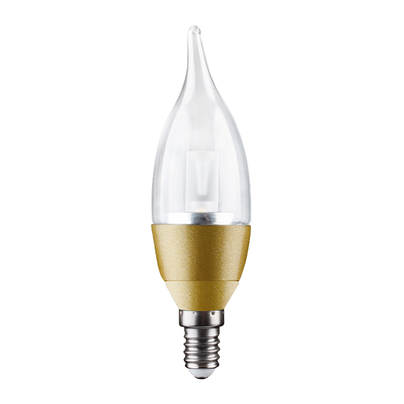 e3light LED star B38-W E14 75lm, 724, Gylden