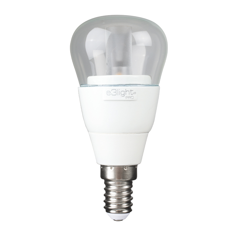 e3light LED star P45 E14 75lm, 724, Hvid