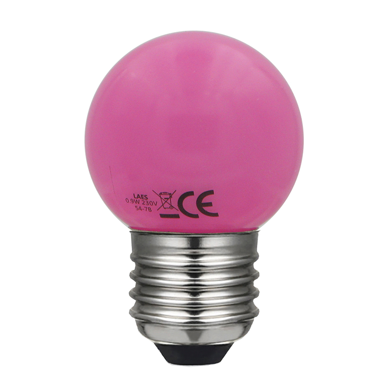 LAES LED G45 E27, Pink