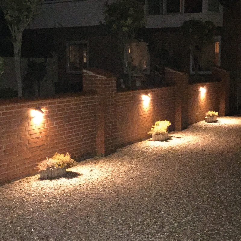 mylight.me LED Walllight 01plus solcellevæglampe, sort - Billede 4