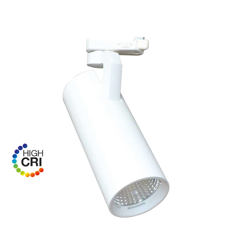 e3light LED Gemini 3F skinnespot, 1400lm, 930, Hvid
