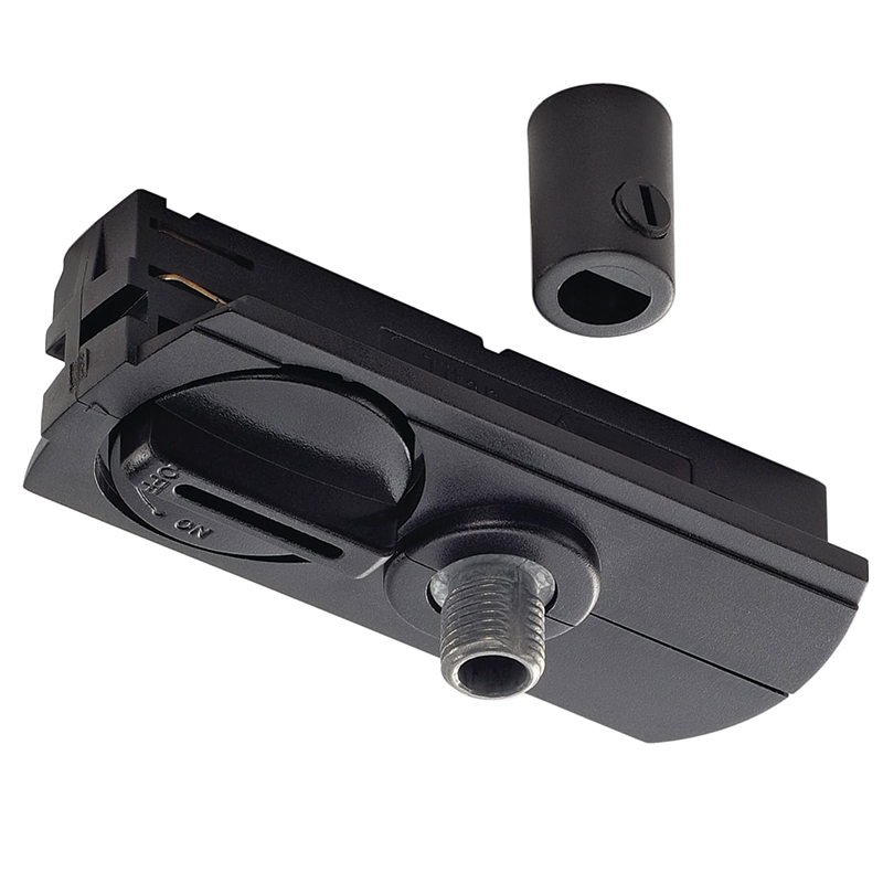 e3light 1F skinneadapter, Sort