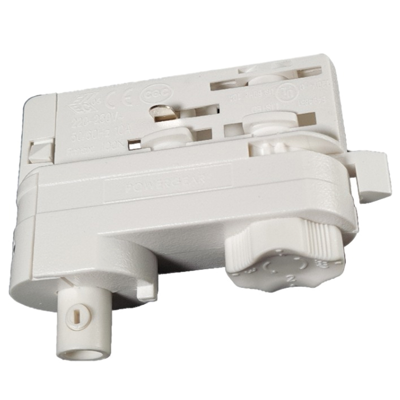 e3light 3F skinneadapter, Hvid