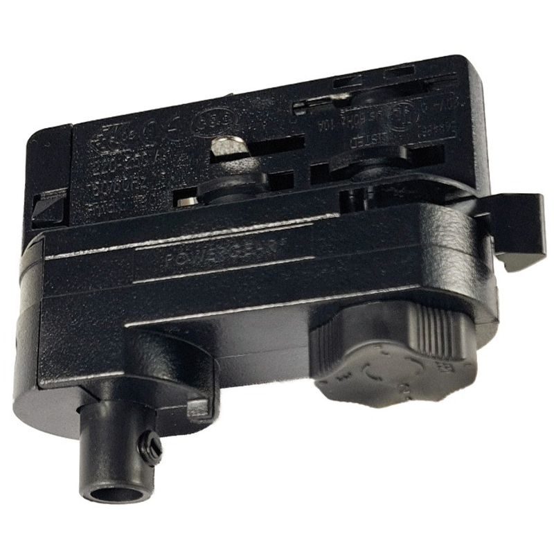 e3light 3F skinneadapter, Sort