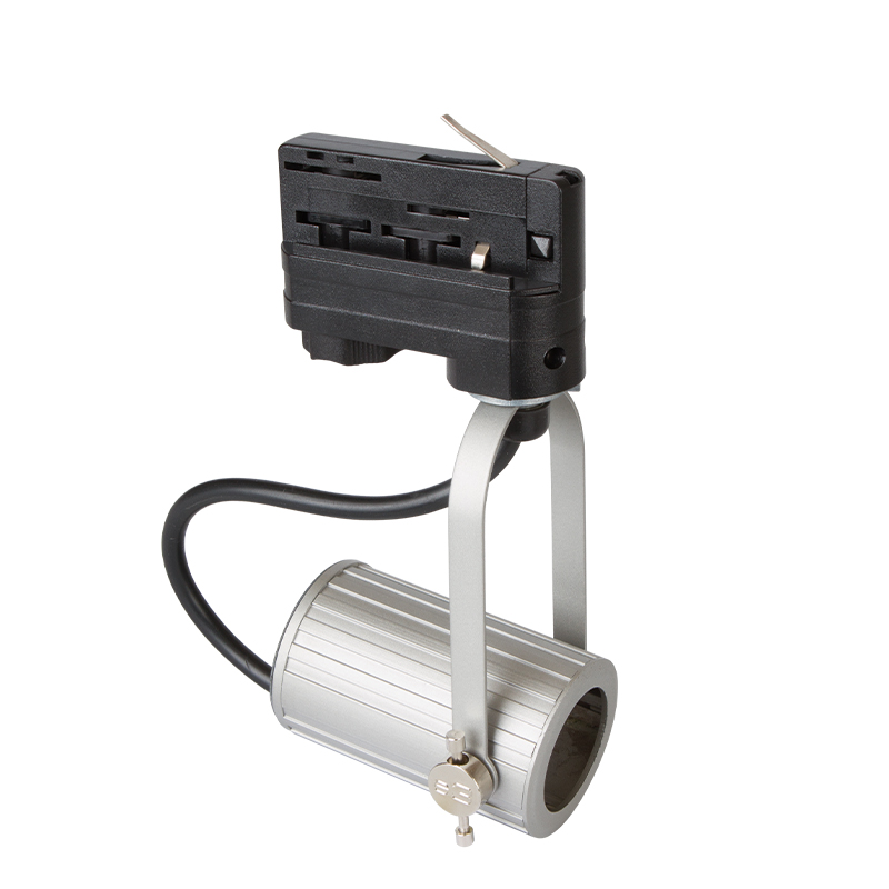 e3light 3F Skinnespot E27, Sølvgrå