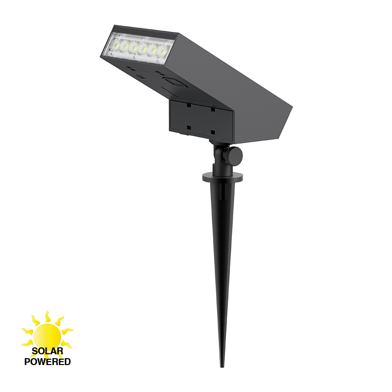mylight.me LED Ground Spot 01, solcelle jordspydsspot, sort