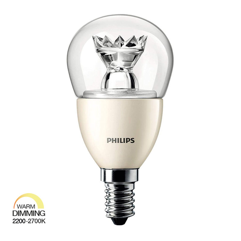 Philips Master LED P50 E14 806lm 822-827 DimTone / WarmDimm