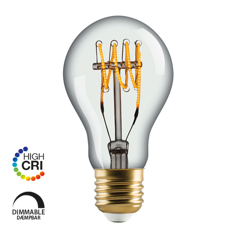 Lines&Curves LED Vintage A60 E27, 922, 140lm Dimmable Klar