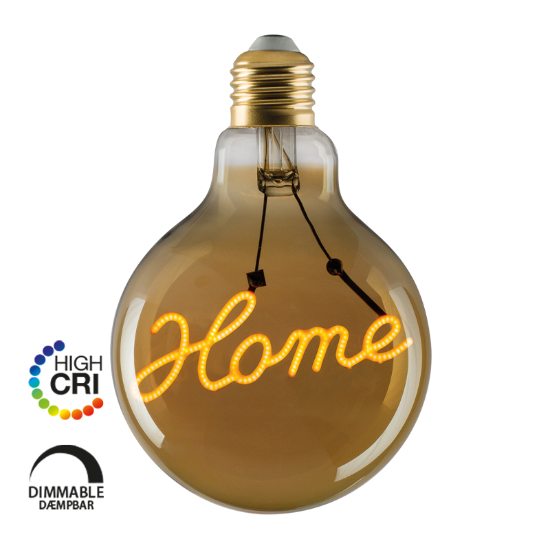 Lines&Curves LED Vintage G95 E27, "Home" 920, 180lm Dimmable Gylden