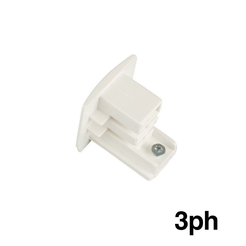 Global Trac Pro Endestykke Hvid (XTS41-3)