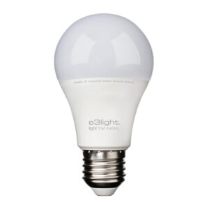 e3light LED A60 E27 470lm, 827, Ocean Bound Plastic