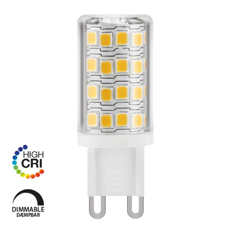 e3light LED G9, C940, CRI90, 410lm, 360dg, Dimmable