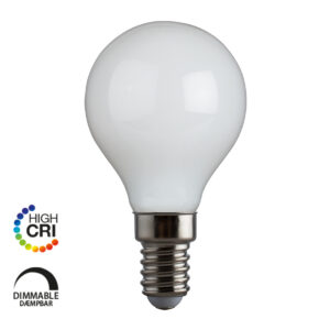 e3light LED Proxima P45 E14 470lm 940 Dimmable, Opal, CRI95